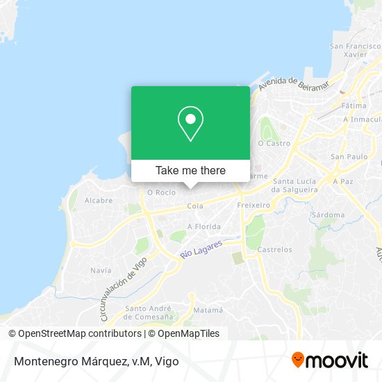 Montenegro Márquez, v.M map