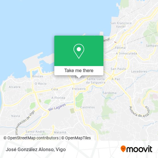 José González Alonso map