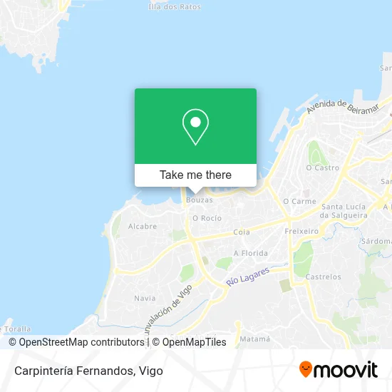 Carpintería Fernandos map