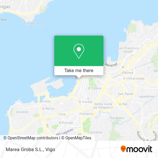 Marea Groba S.L. map