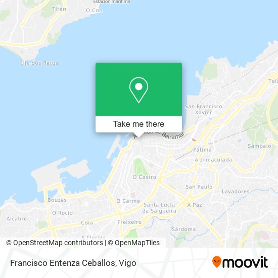 Francisco Entenza Ceballos map