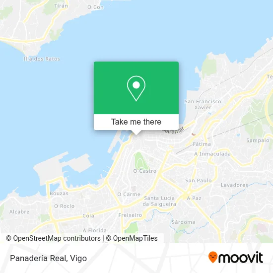 Panadería Real map