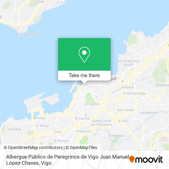 Albergue Público de Peregrinos de Vigo Juan Manuel López-Chaves map