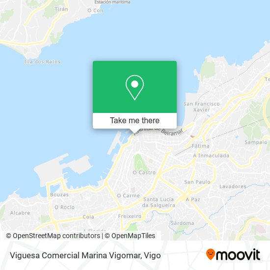 mapa Viguesa Comercial Marina Vigomar