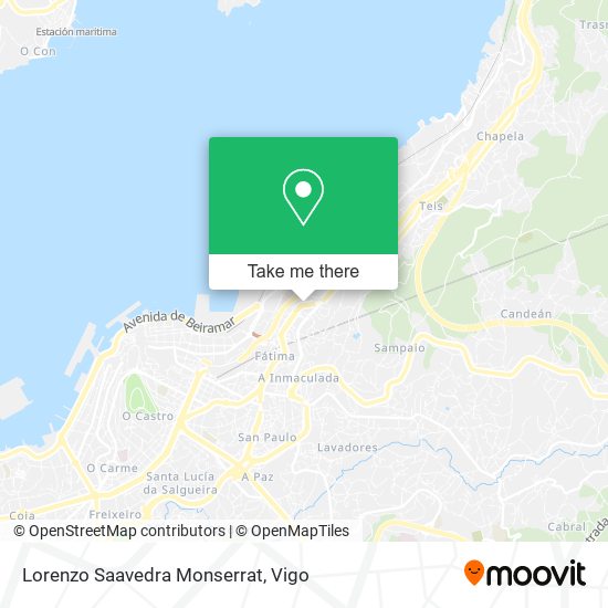 mapa Lorenzo Saavedra Monserrat