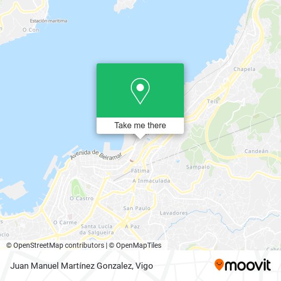 Juan Manuel Martínez Gonzalez map