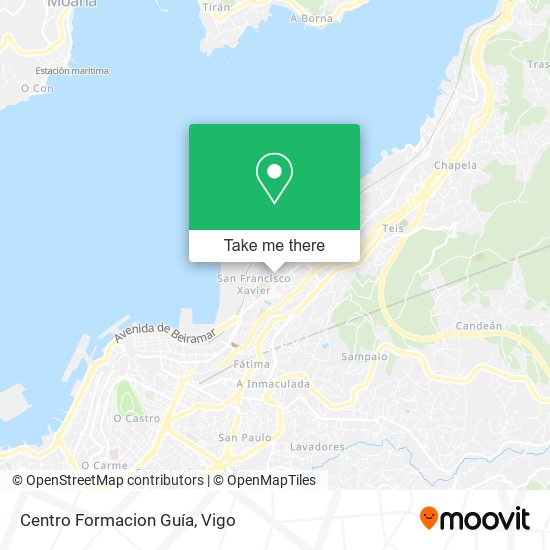 Centro Formacion Guía map