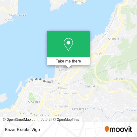 Bazar Exacta map