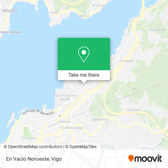 En Vacío Noroeste map