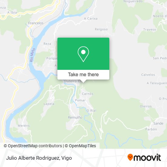 Julio Alberte Rodríguez map