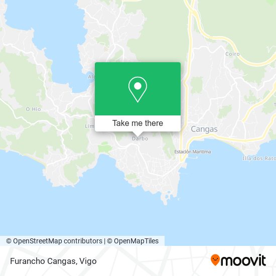 mapa Furancho Cangas