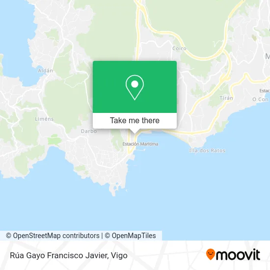 Rúa Gayo Francisco Javier map