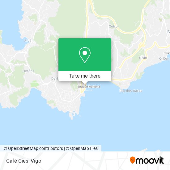 Café Cies map