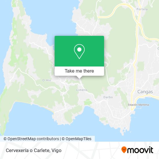 Cervexería o Carlete map