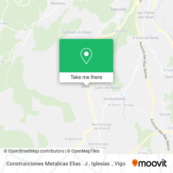 Construcciones Metalicas Elias . J . Iglesias . map