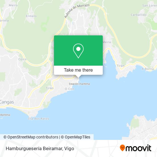Hamburguesería Beiramar map