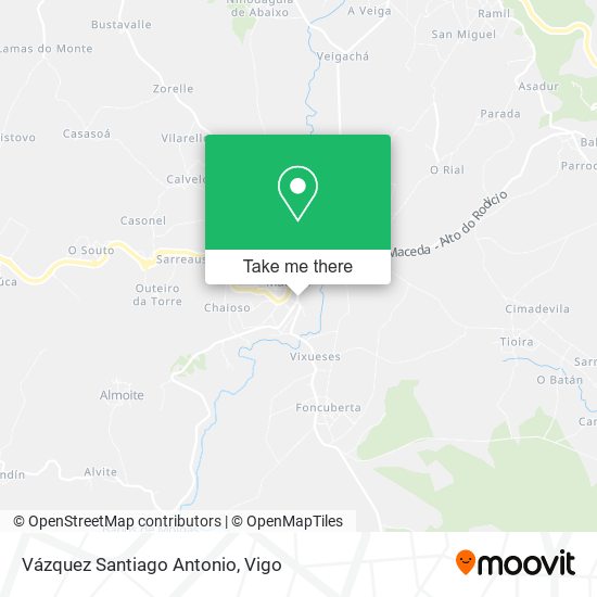 Vázquez Santiago Antonio map