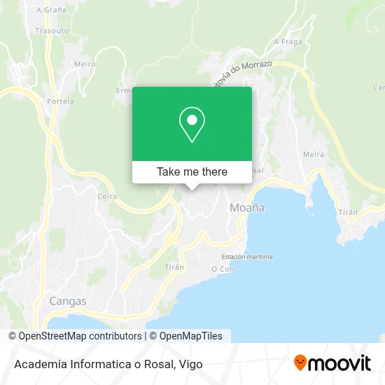 Academia Informatica o Rosal map