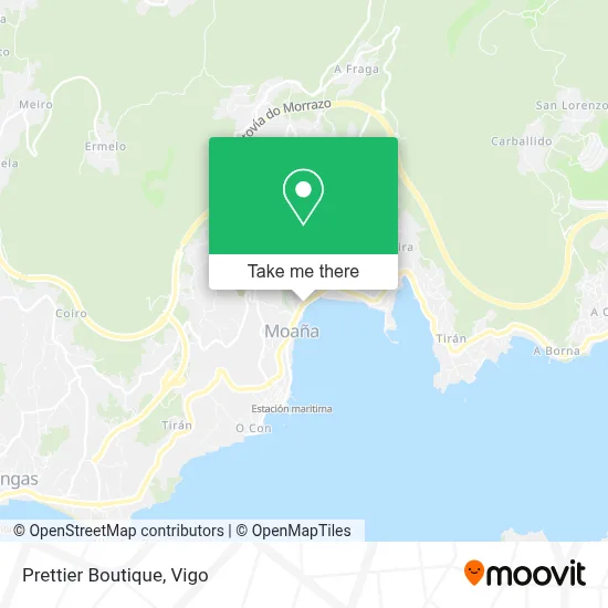 Prettier Boutique map