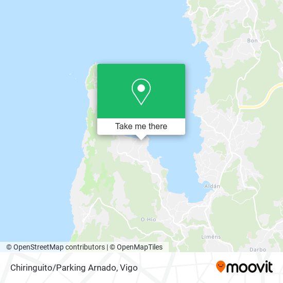 Chiringuito/Parking Arnado map