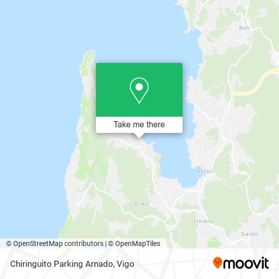 Chiringuito Parking Arnado map