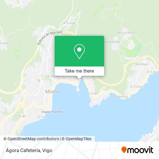 Ágora Cafetería map