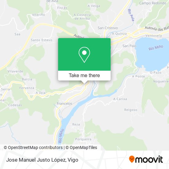 Jose Manuel Justo López map