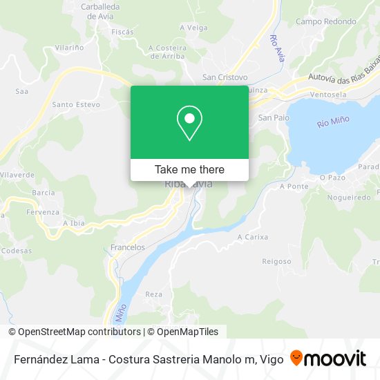 Fernández Lama - Costura Sastreria Manolo m map