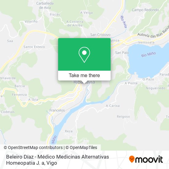 Beleiro Díaz - Médico Medicinas Alternativas Homeopatia J. a map