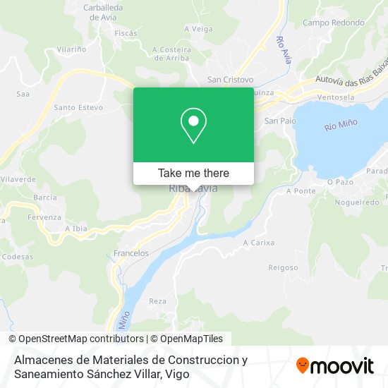 Almacenes de Materiales de Construccion y Saneamiento Sánchez Villar map