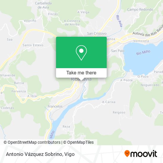 Antonio Vázquez Sobrino map