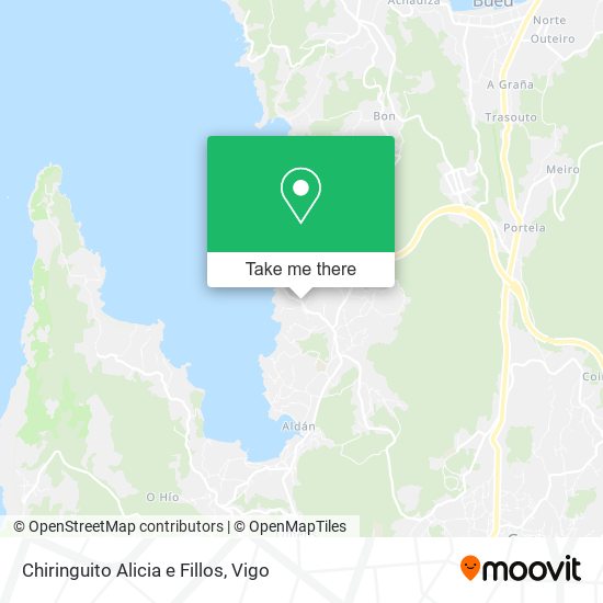 Chiringuito Alicia e Fillos map