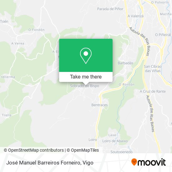 José Manuel Barreiros Forneiro map