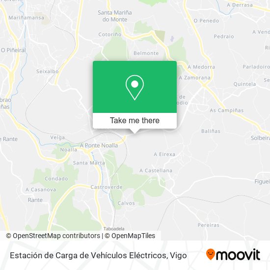 Estación de Carga de Vehículos Eléctricos map