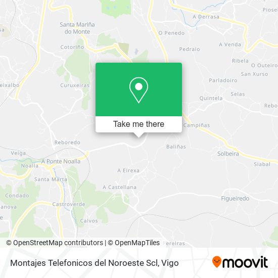 Montajes Telefonicos del Noroeste Scl map