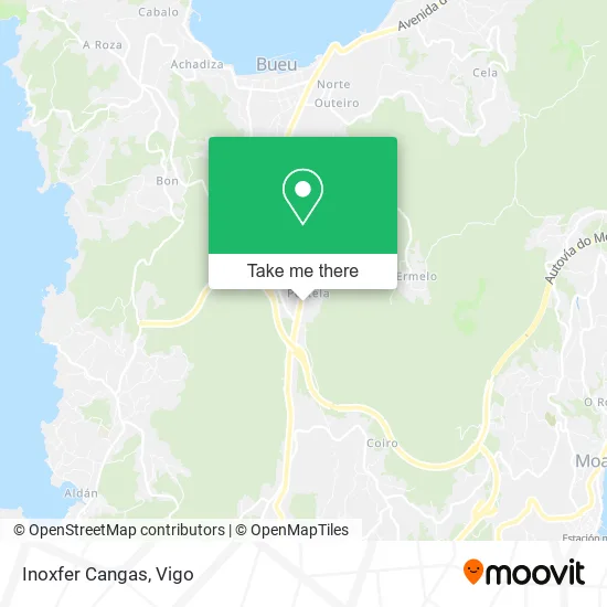 Inoxfer Cangas map
