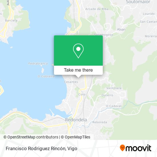 Francisco Rodriguez Rincón map