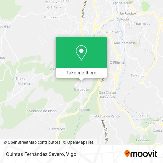Quintas Fernández Severo map