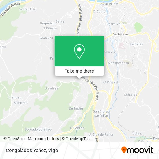 Congelados Yáñez map