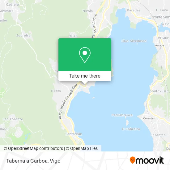 Taberna a Garboa map