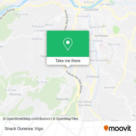 Snack Ourense map