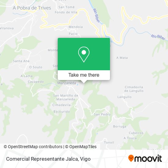 Comercial Representante Jalca map