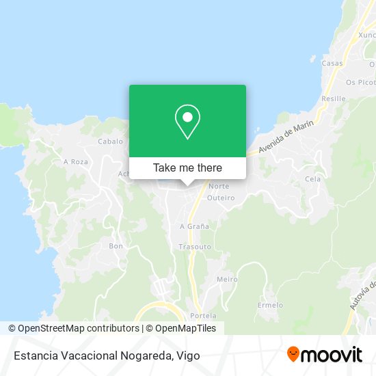Estancia Vacacional Nogareda map
