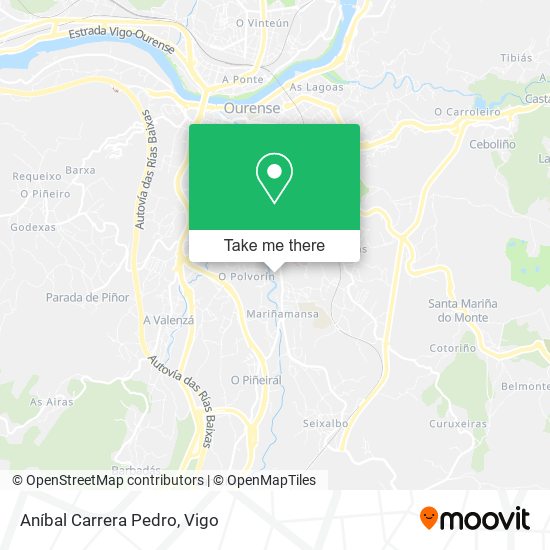 Aníbal Carrera Pedro map