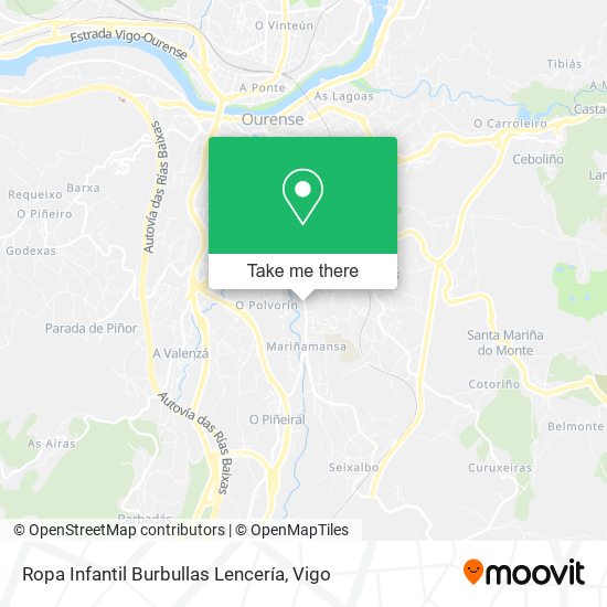 Ropa Infantil Burbullas Lencería map