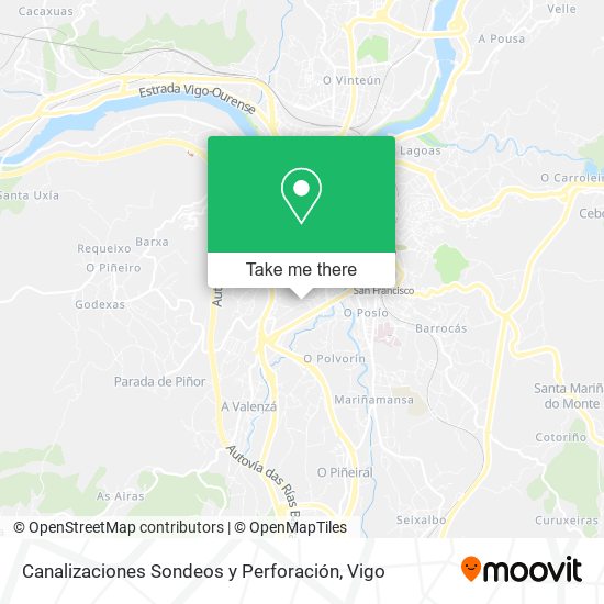 Canalizaciones Sondeos y Perforación map