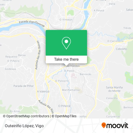 Outeiriño López map