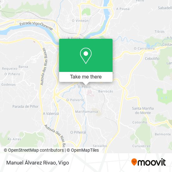 Manuel Álvarez Rivao map
