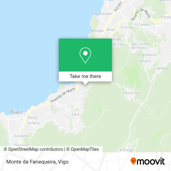 Monte da Fanequeira map