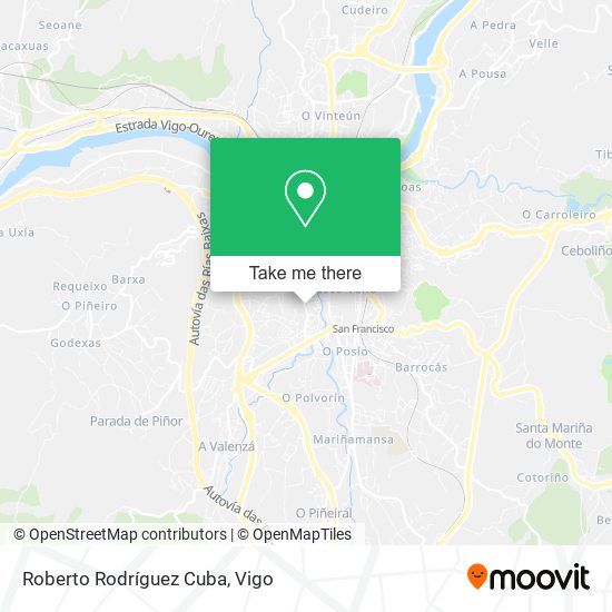 Roberto Rodríguez Cuba map